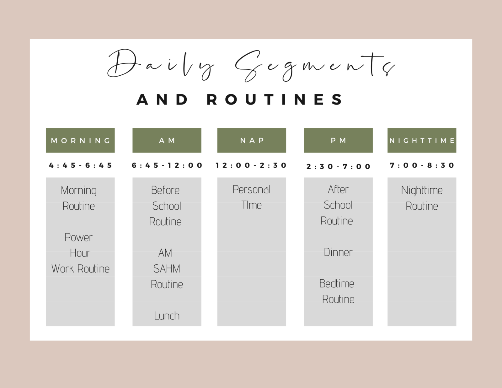 Nighttime Routine vs Bedtime Routine: Why Busy Moms Need Both - chelsijo.co