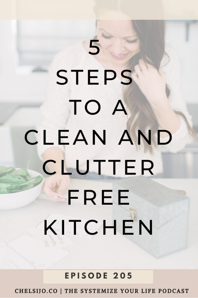 steps to a clean and clutter free kitchen 