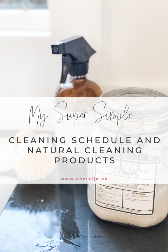 Simple Cleaning Schedule