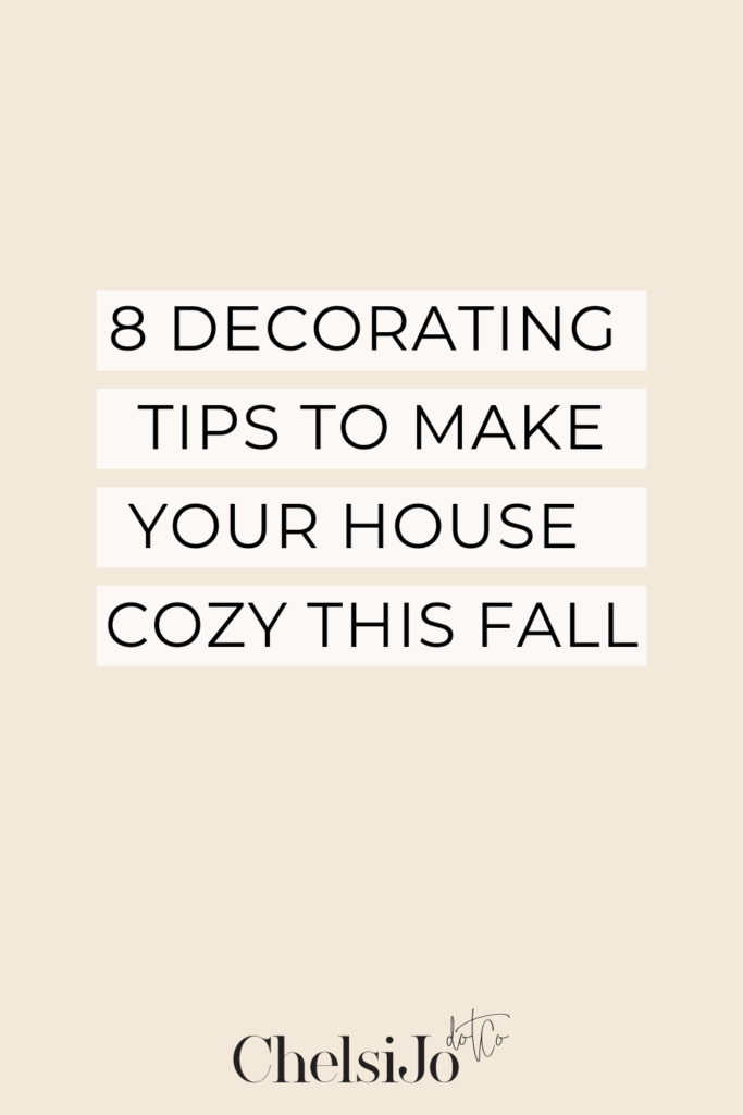 decorating tips for fall