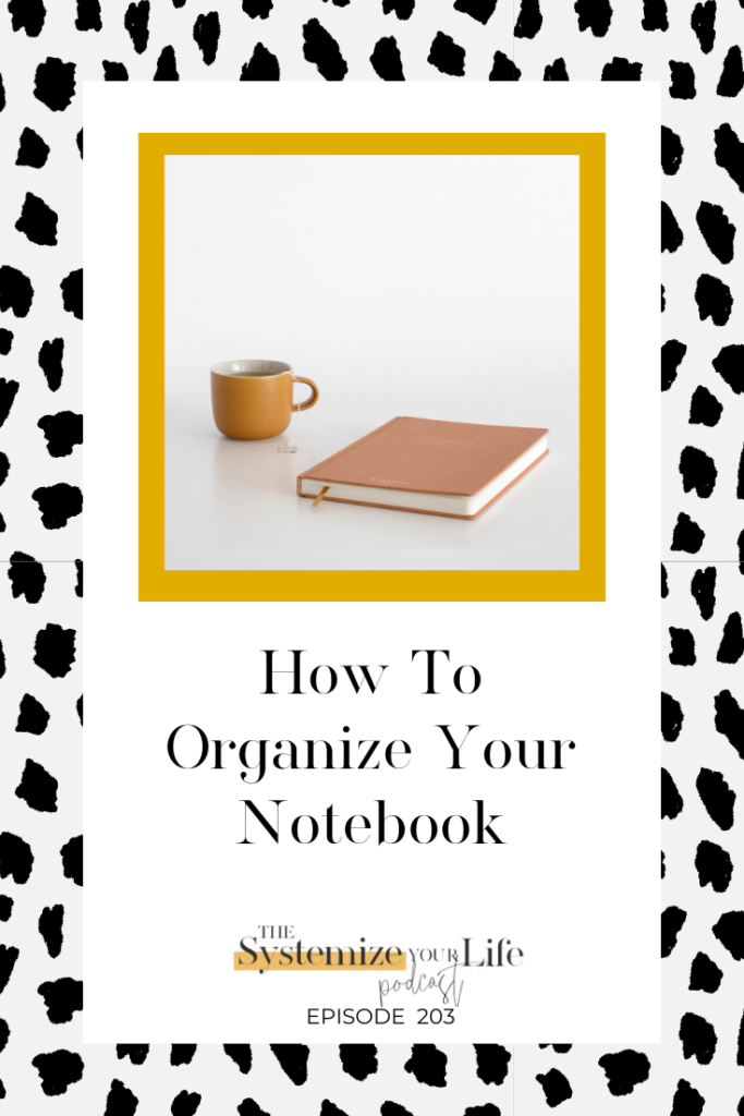 Organize Notebook