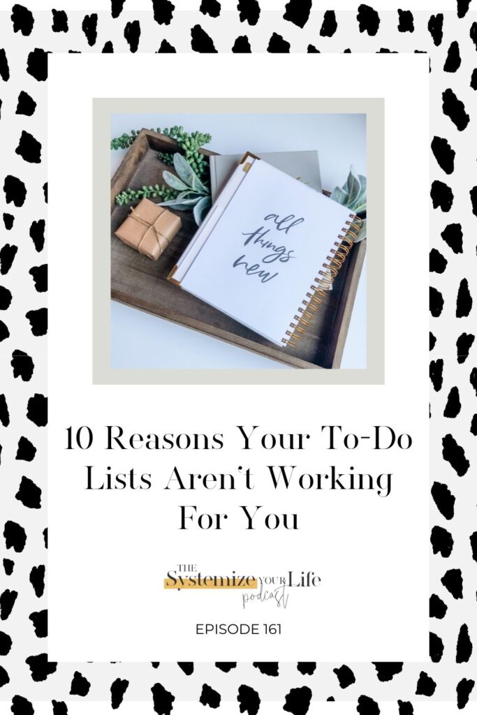 10 reasons your to do lists aren't working