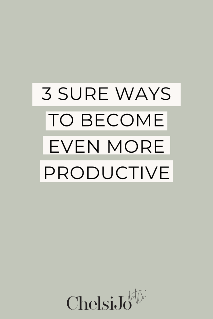 productivity tips 