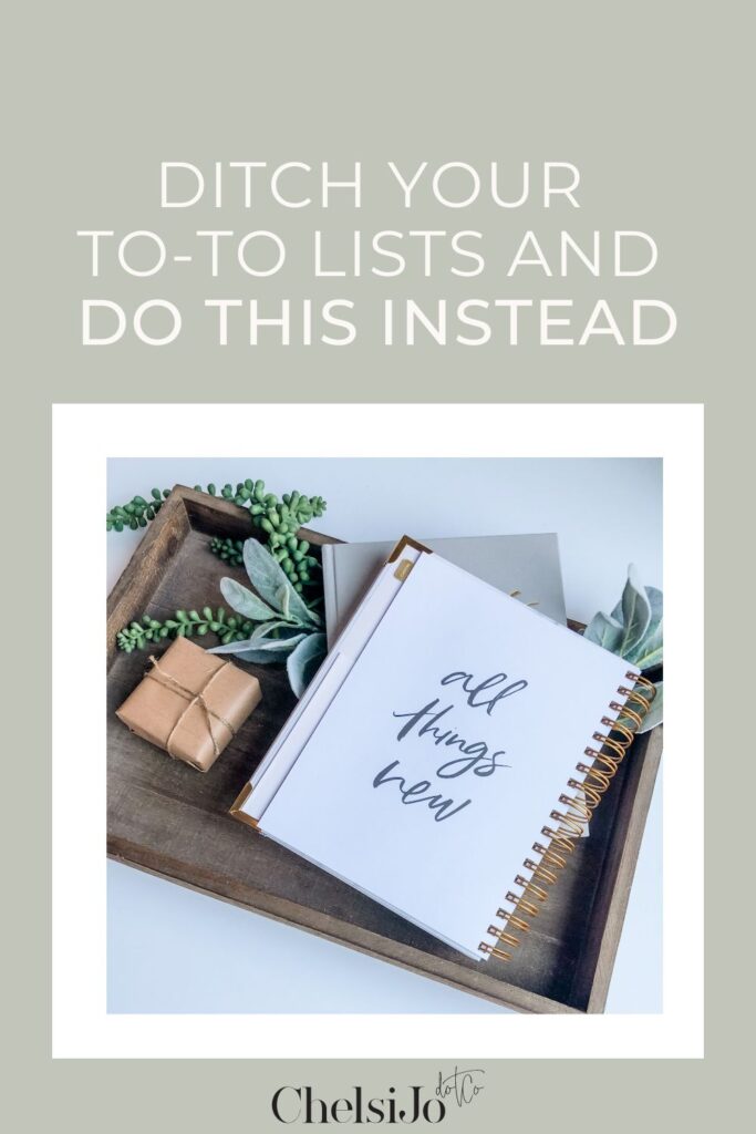 Ditch your to-do list and to this instead