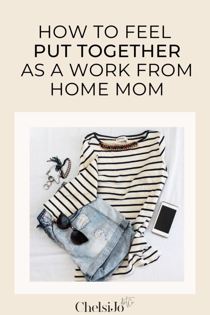 How to feel put together with a capsule wardrobe for moms