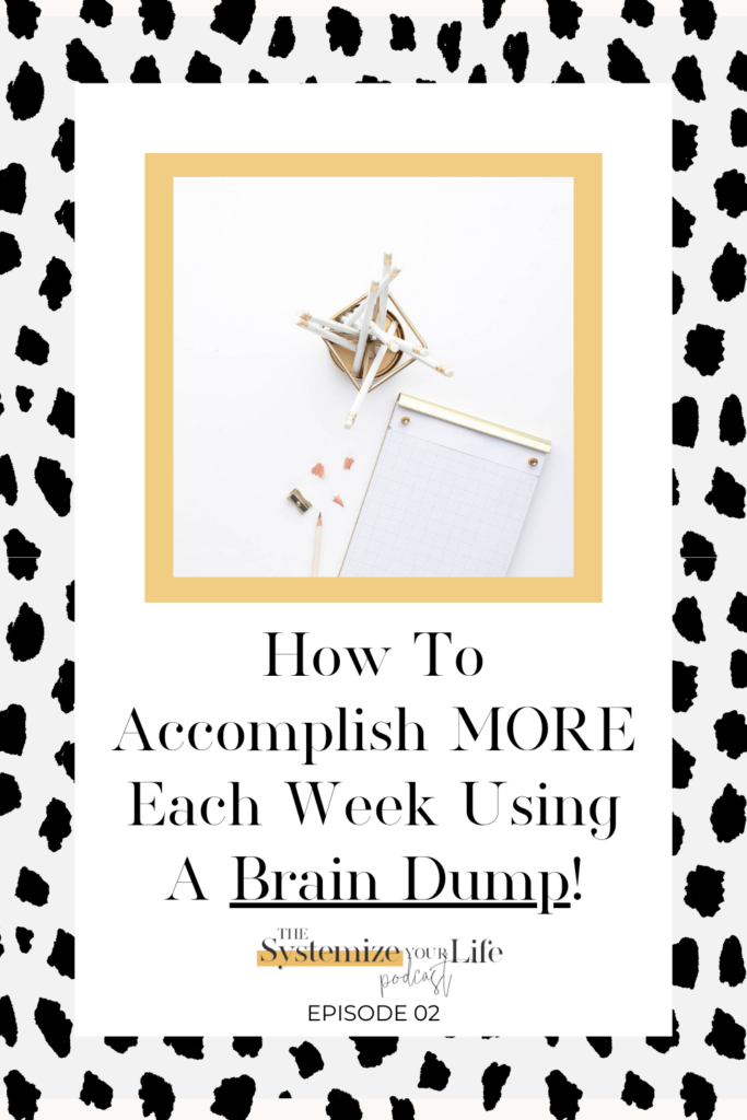 how to use a brain dump to boost your productivity 