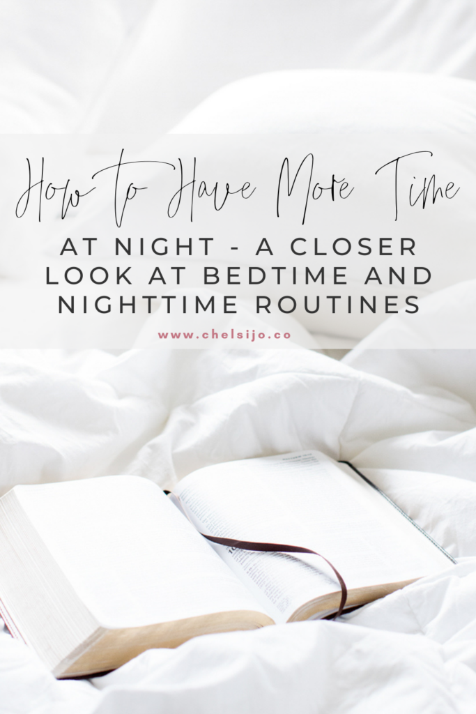 bedtime and nighttime routines 