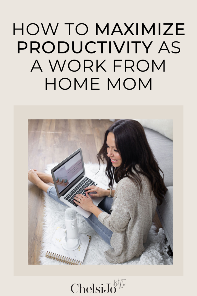 productivity tips for work from home moms 