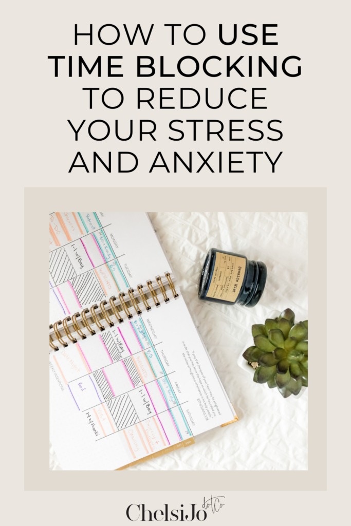 how to time block your fundamental needs to reduce stress