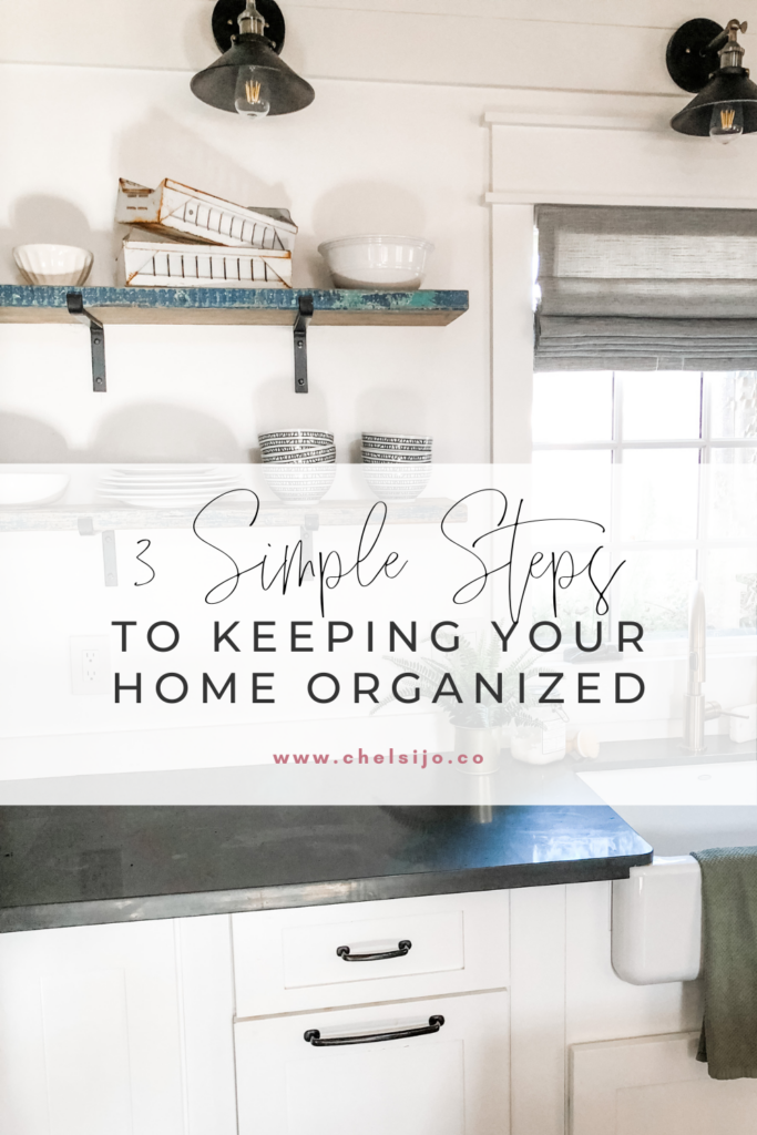 home organization tips - how to keep your home organized
