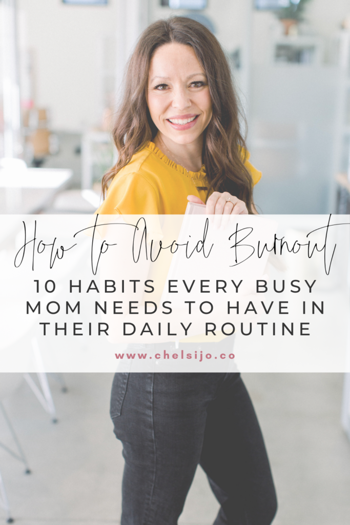 how to avoid burnout as a busy mom