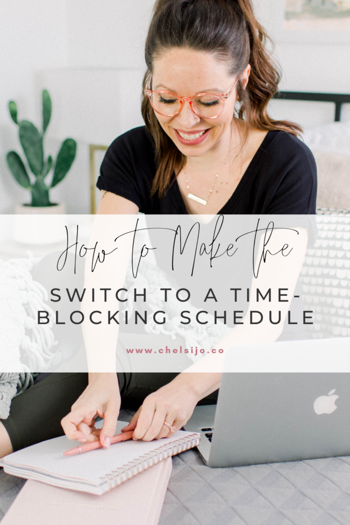 time-blocking schedule 
