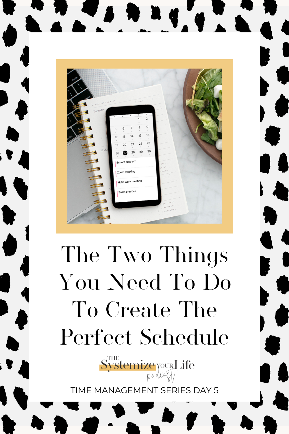 How To Create The Perfect Schedule