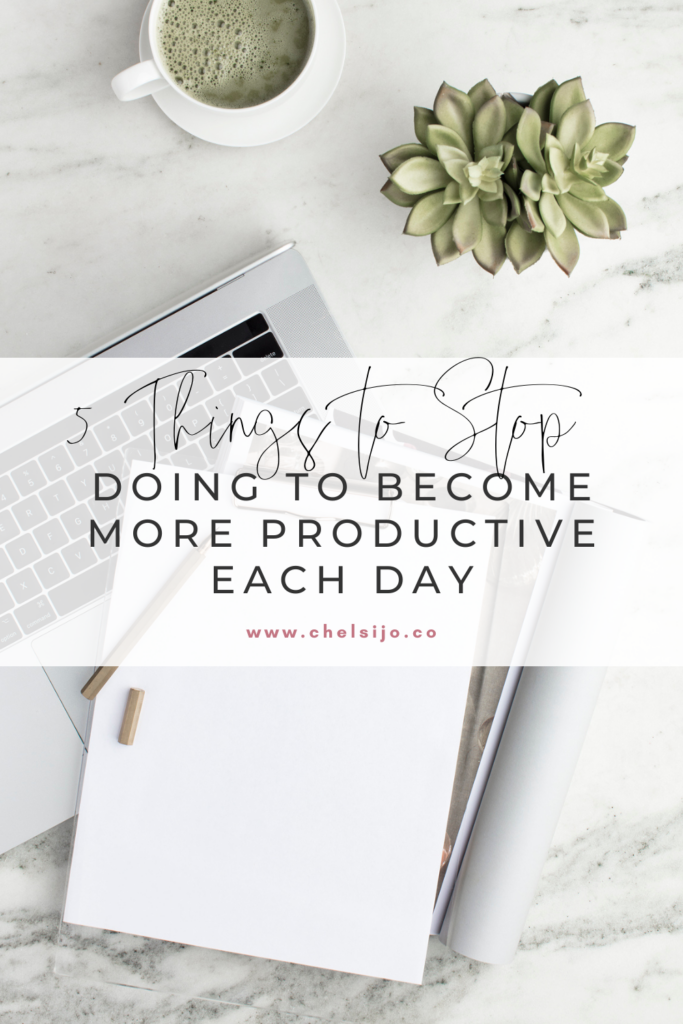 tips to becoming more productive and make the most of your time each day