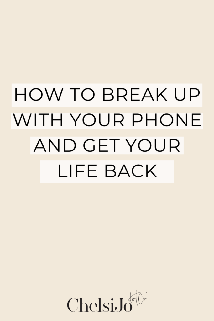 how to have a healthier relationship with your cell phone