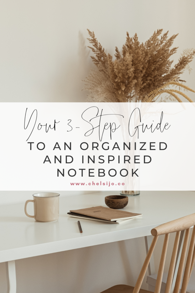 how to organize your notebook