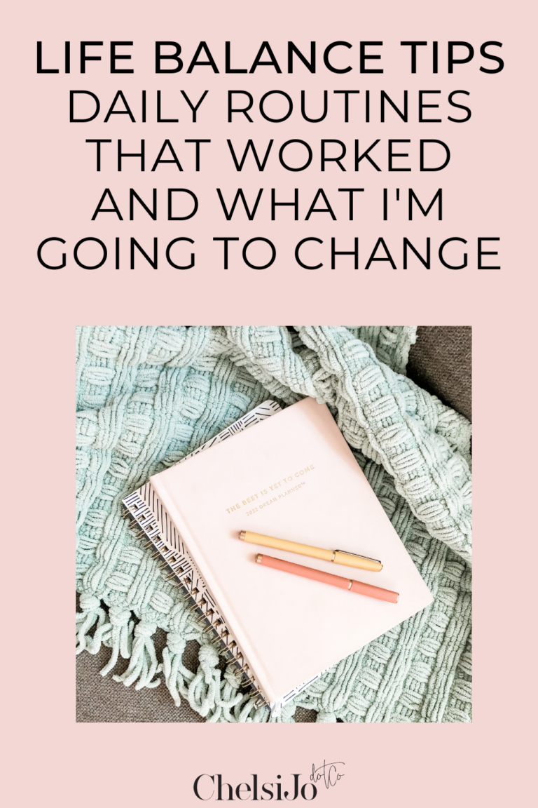 Life Balance Tips: Daily Routines That Did and Didn't Work For Me ...