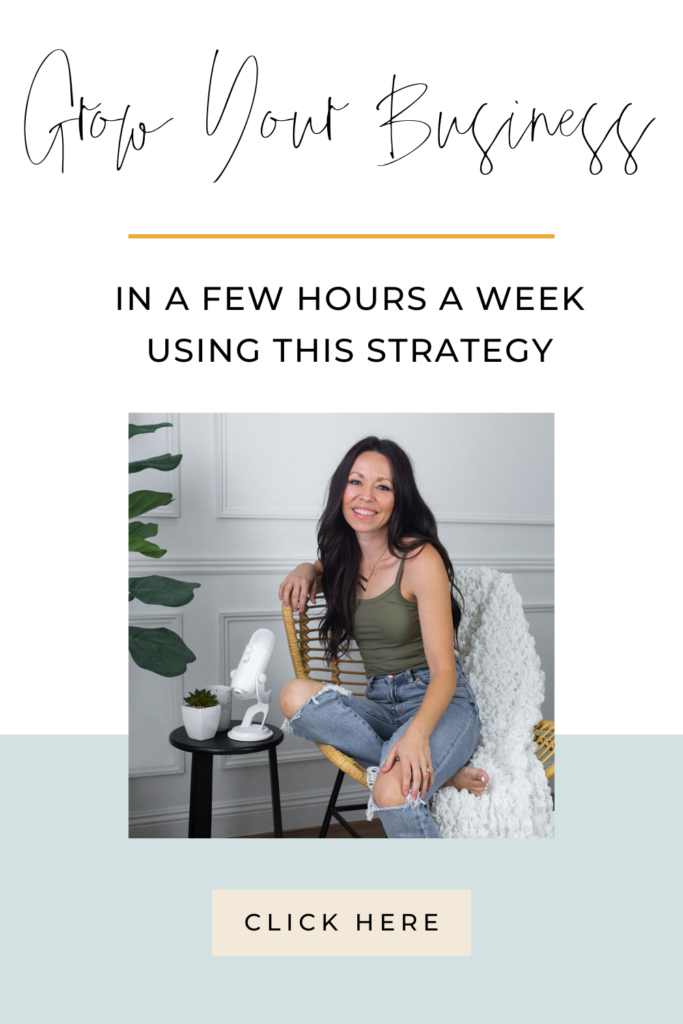 Grow Your Business In A Few Hours A Week Using This Strategy