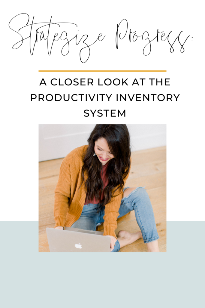 a closer look at the productivity inventory system chelsijo