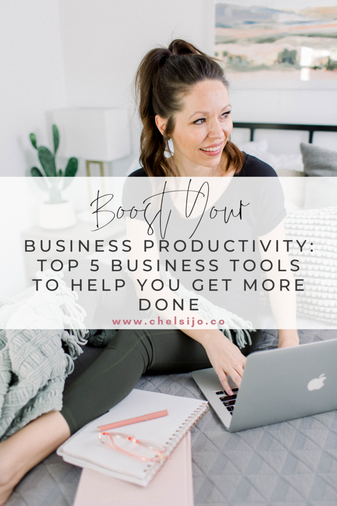 boost your business productivity: top 5 business tools to help you get more done