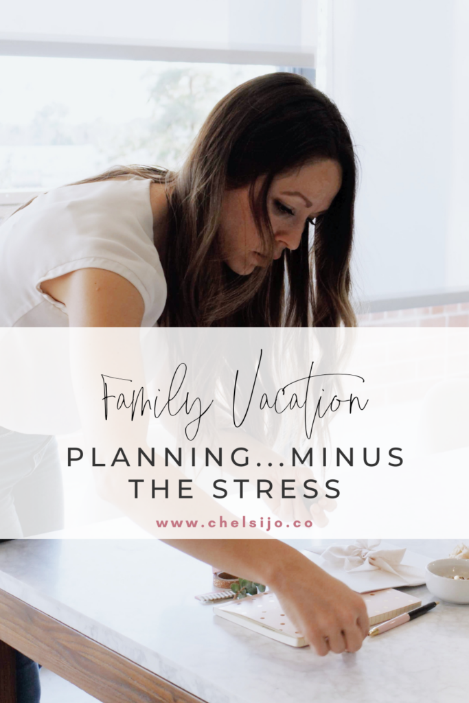 Family vacation planning without stress