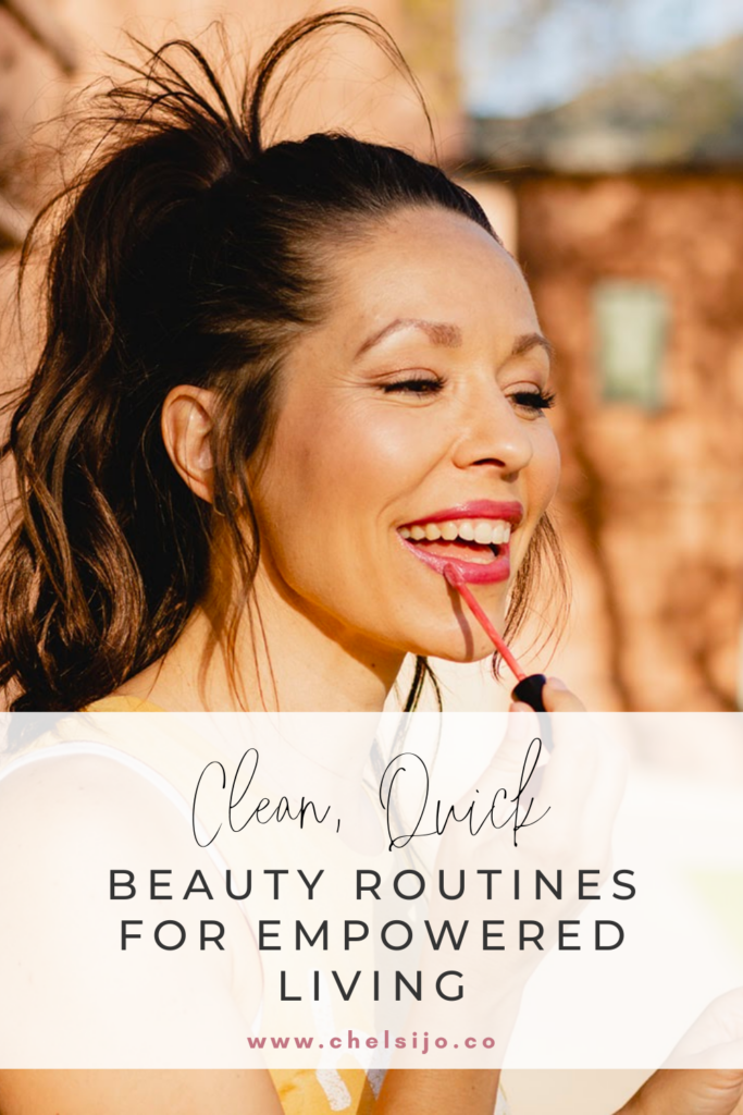 Quick, clean beauty routines
