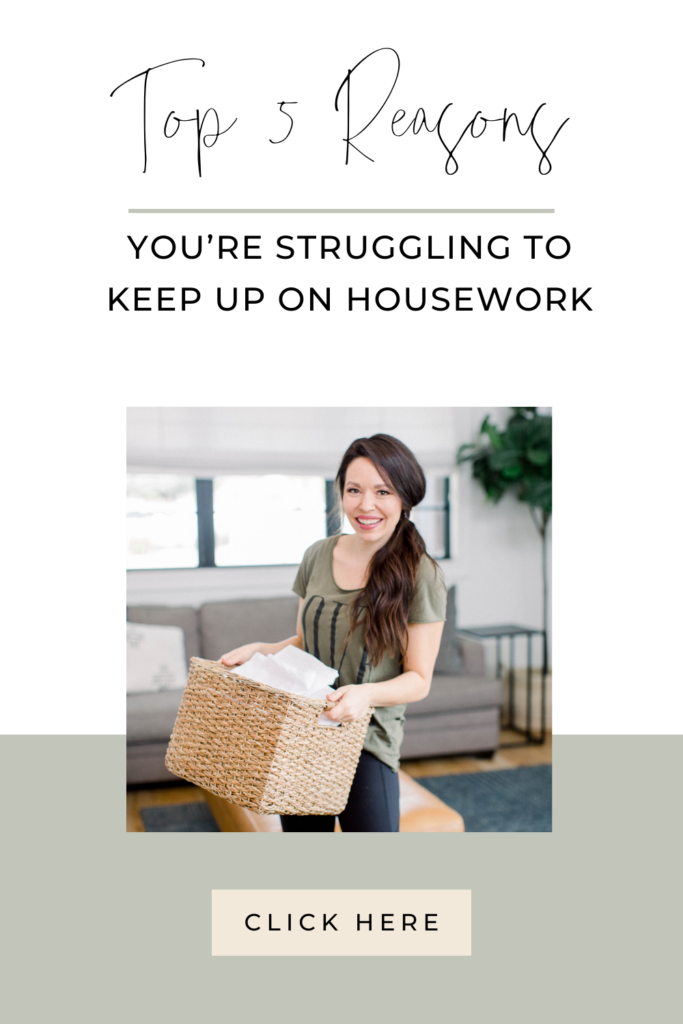 how to keep up on housework
