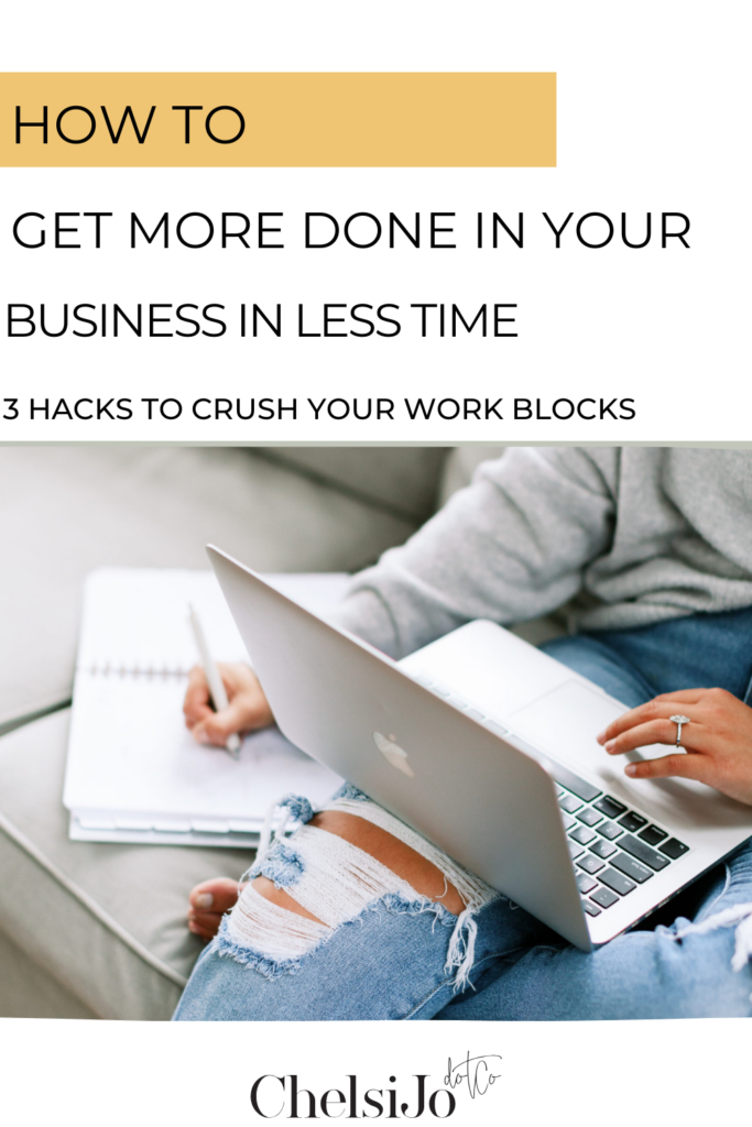 Get more done in less time 