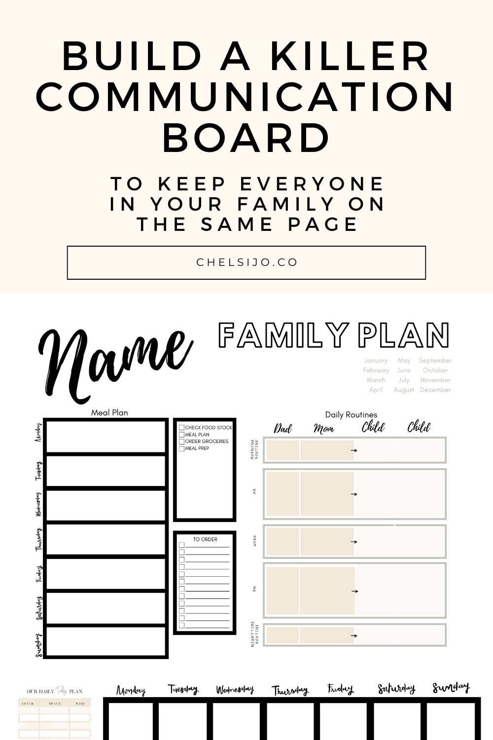 How To Build A Killer Communication Board For Your Family - chelsijo.co