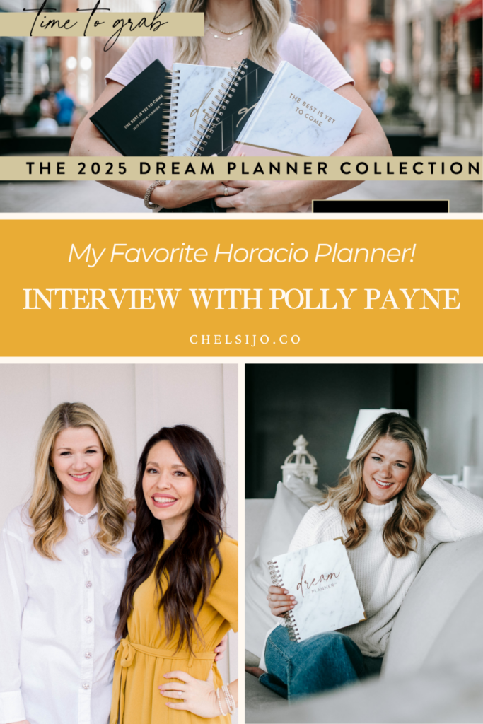 The 2025 Dream Planner Collection: My Favorite Horacio Planner! Interview with Polly Payne