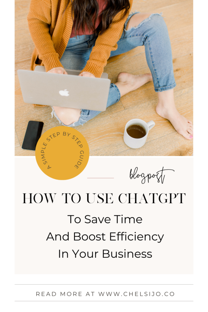 How to use ChatGPT to save time and boost efficiency in your business