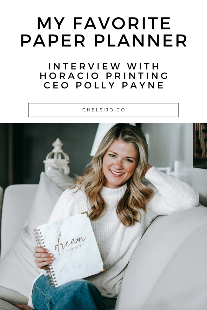 My Favorite Paper Planner Interview with Horacio Printing CEO Polly Payne