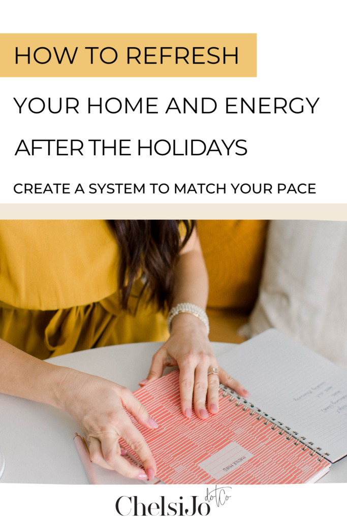 How to Organize your home  after the holidays chelsijo