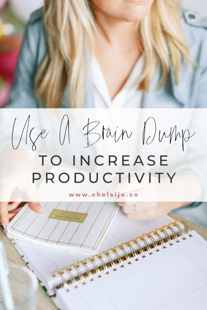 How to use a brain dump to increase productivity