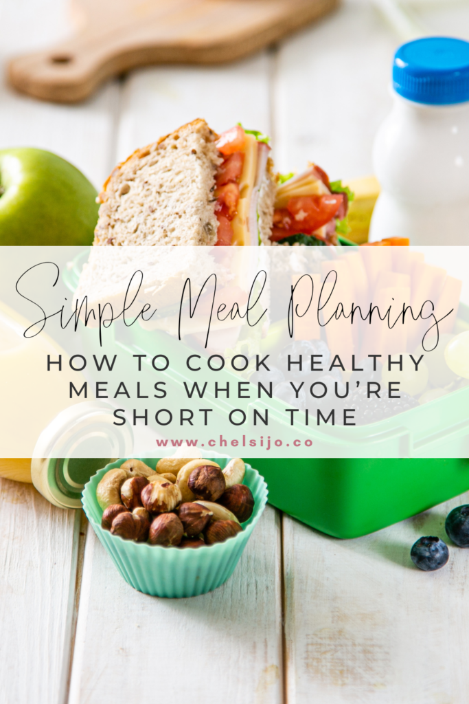 A simple meal planning system full of healthy meal ideas so you can cook healthy meals even when you're short on time. 