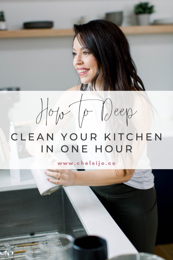 How To Deep Clean Your Kitchen in One Hour