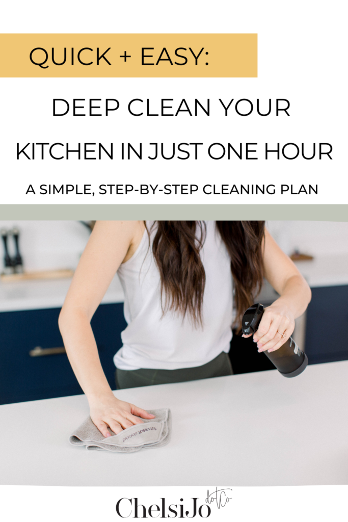 Quick + Easy: Deep Clean Your Kitchen In Just One Hour